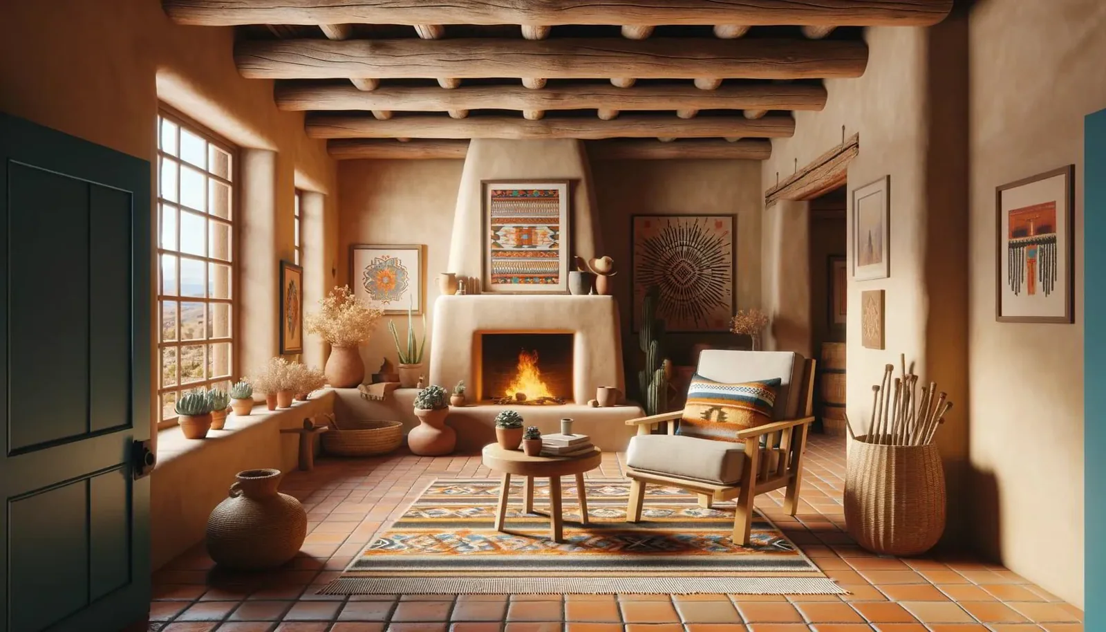 southwestern interior design scene