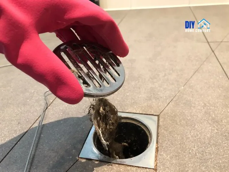 Removing shower drain