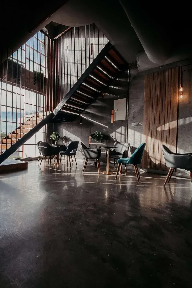 flooring in industrial interior design