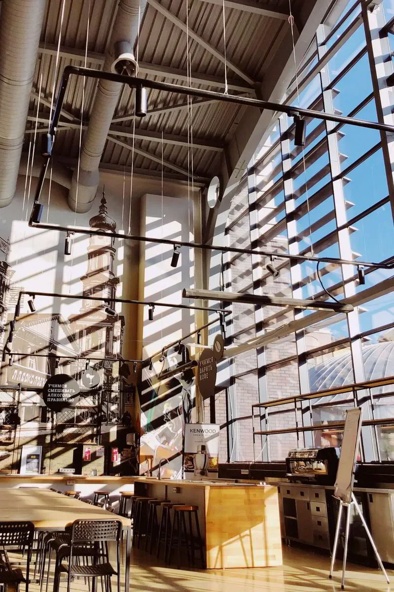 architectural elements in industrial interior design