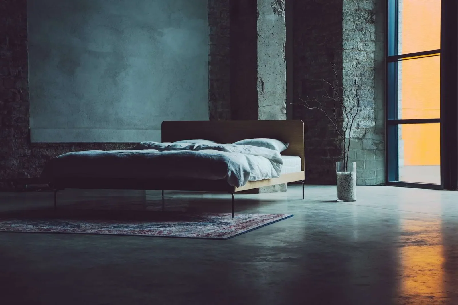 faux elements in industrial interior design