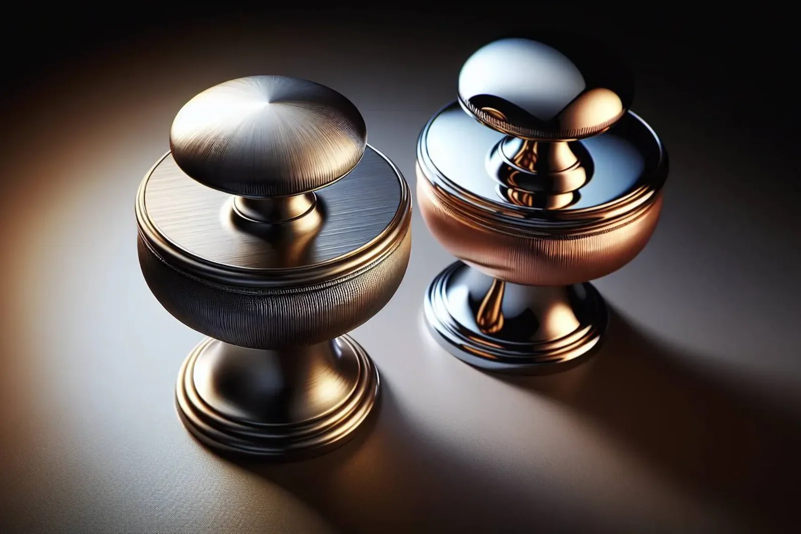 Brushed nickel vs chrome fittings