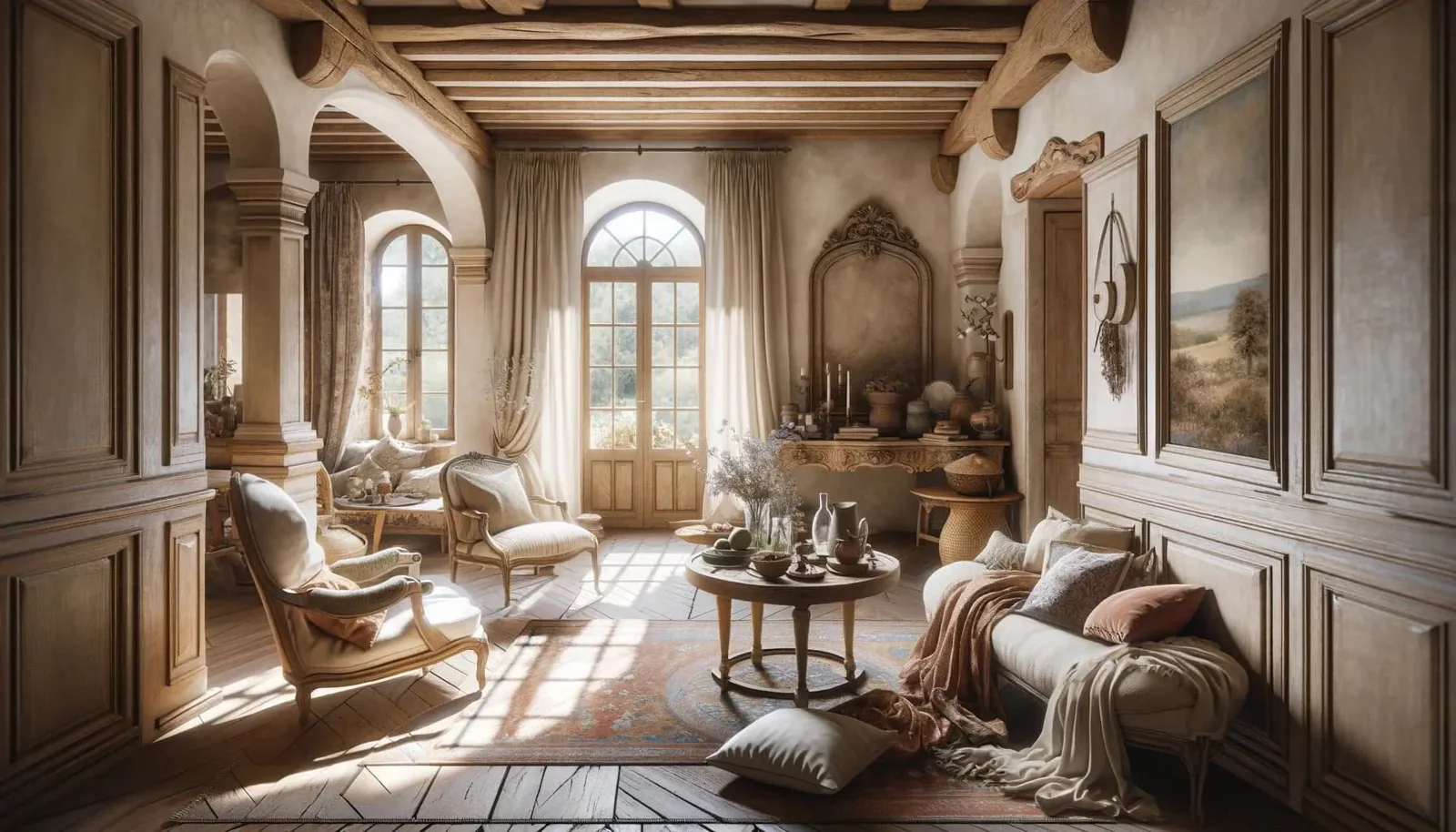 French Country inteior design scene