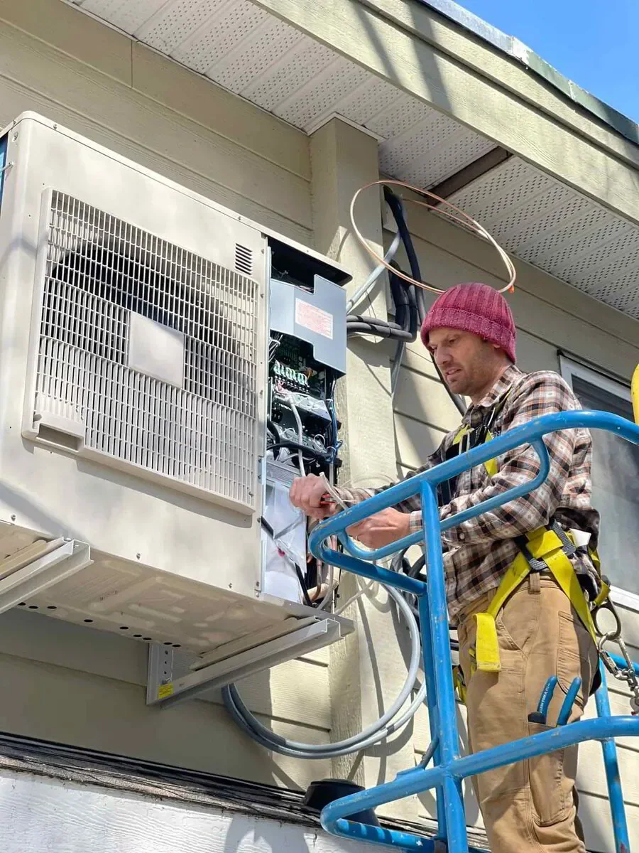 Ductless mini split Heat Pump Installation